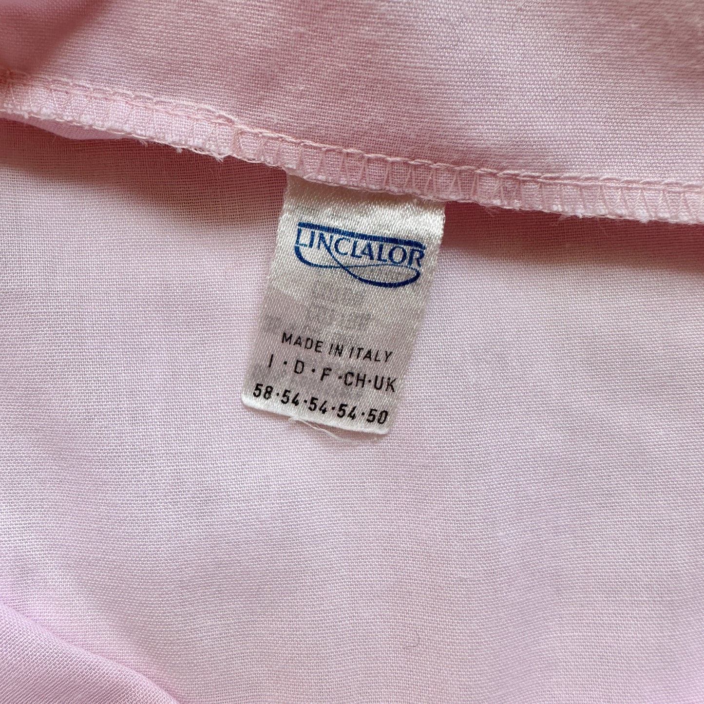 Camicia da notte vintage rosa tg 58